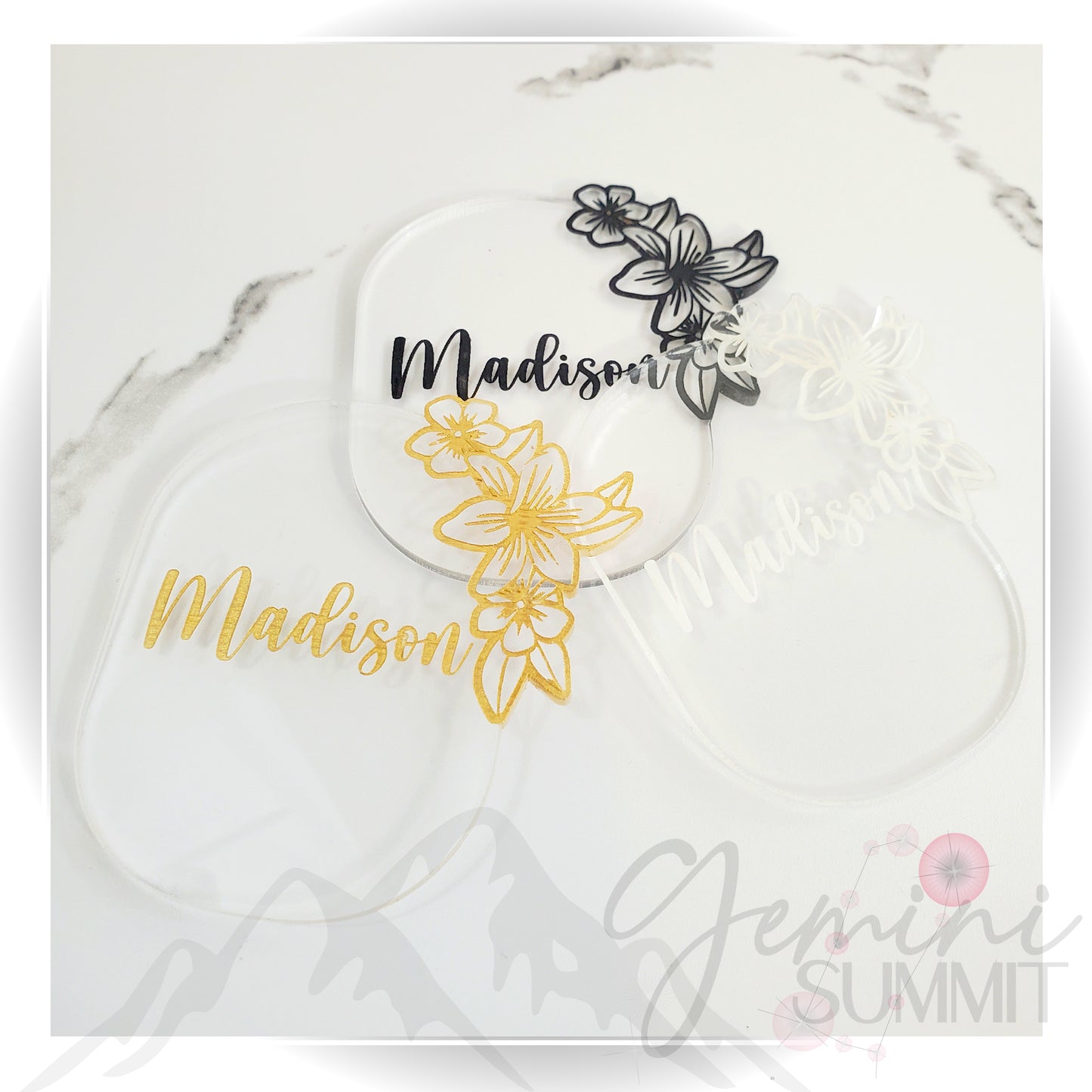Lily Flower Place Setting