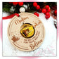 Christmas Bell Ornament: Personalized Believe in the Magic of Christmas Ornament
