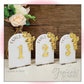 Lily Flower Table Numbers