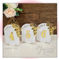 Lily Flower Table Numbers