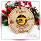 Christmas Bell Ornament: Personalized Believe in the Magic of Christmas Ornament