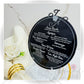 Custom Monogram Acrylic Menu