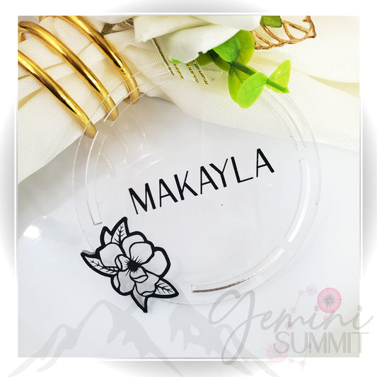 Magnolia Flower Place Setting