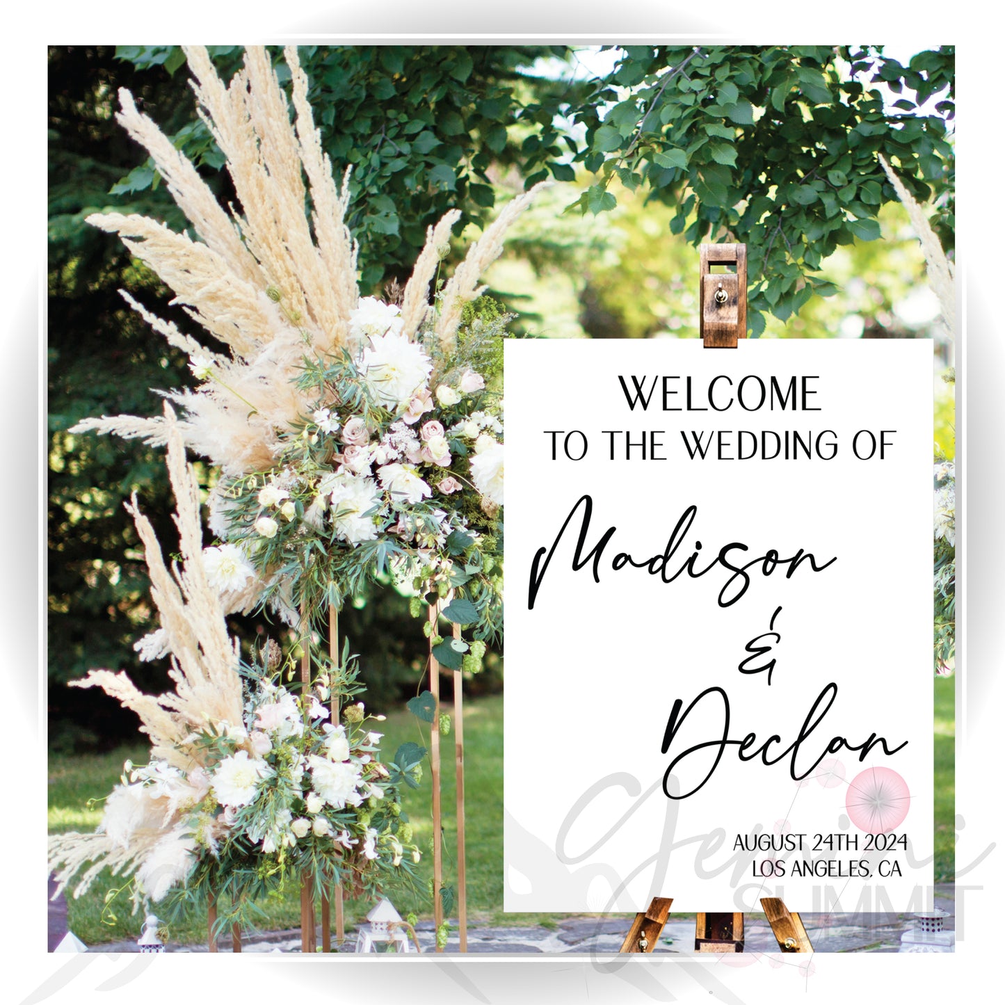 Wedding Welcome Acrylic Sign