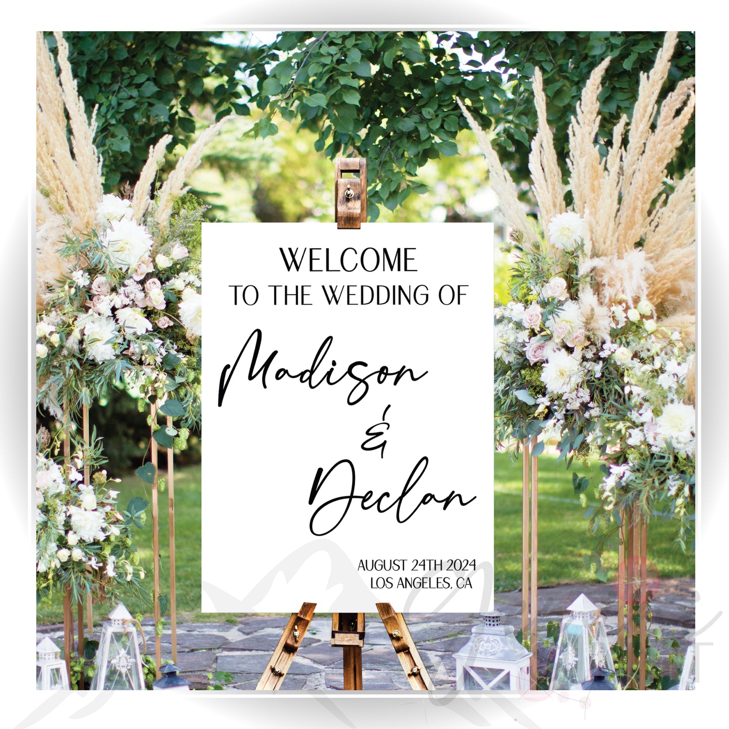 Wedding Welcome Acrylic Sign